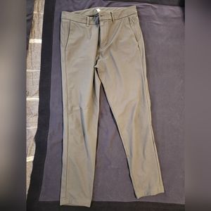 Gray Lululemon Commission Slim-Fit Pants 32" Warpstreme